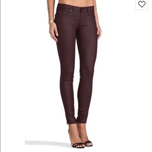 NWT AGOLDE The Absolute Legging Jeans Coated 29